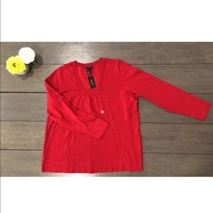 🔥NWT Lane Bryant Sweater 22/24 Red plus sz